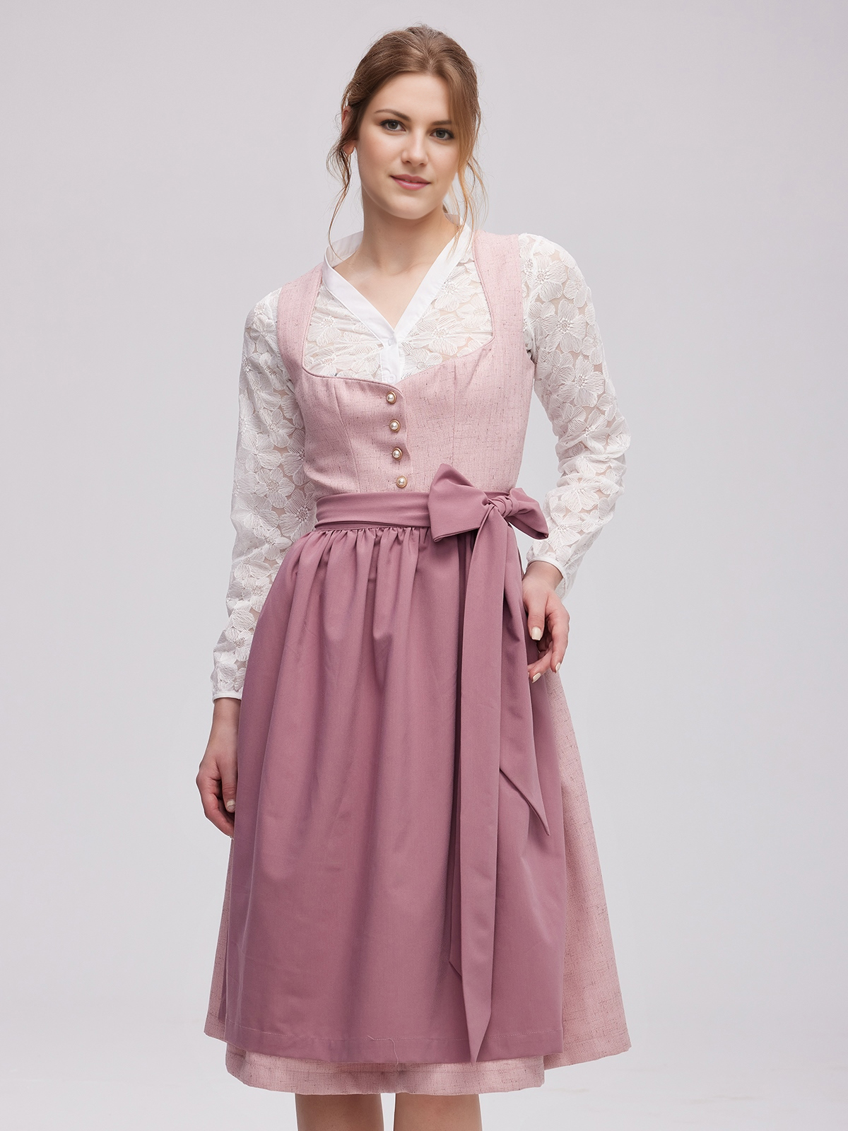 Dirndl Beige Samt