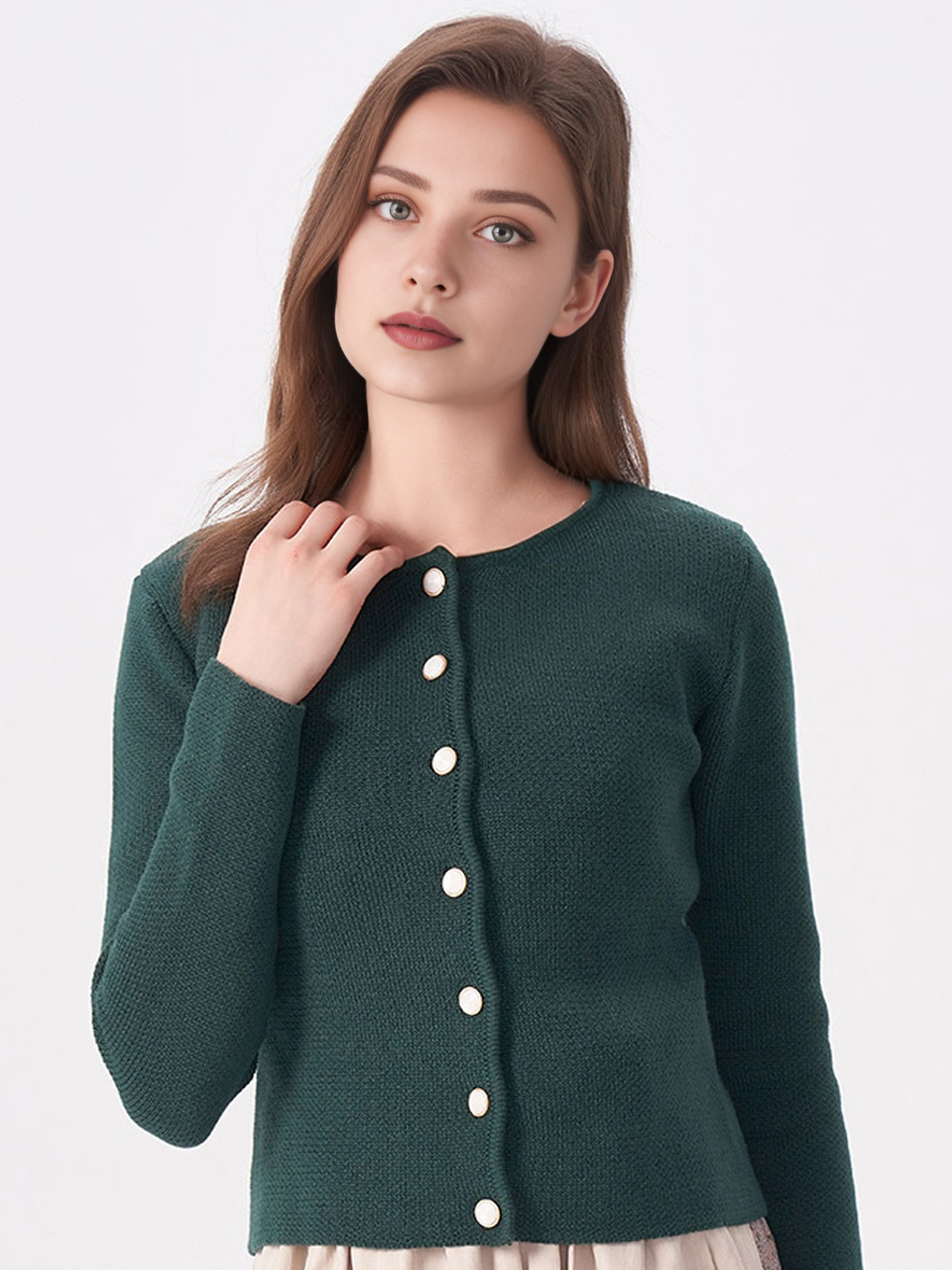 Dirndl Hellgrün Strickmodell