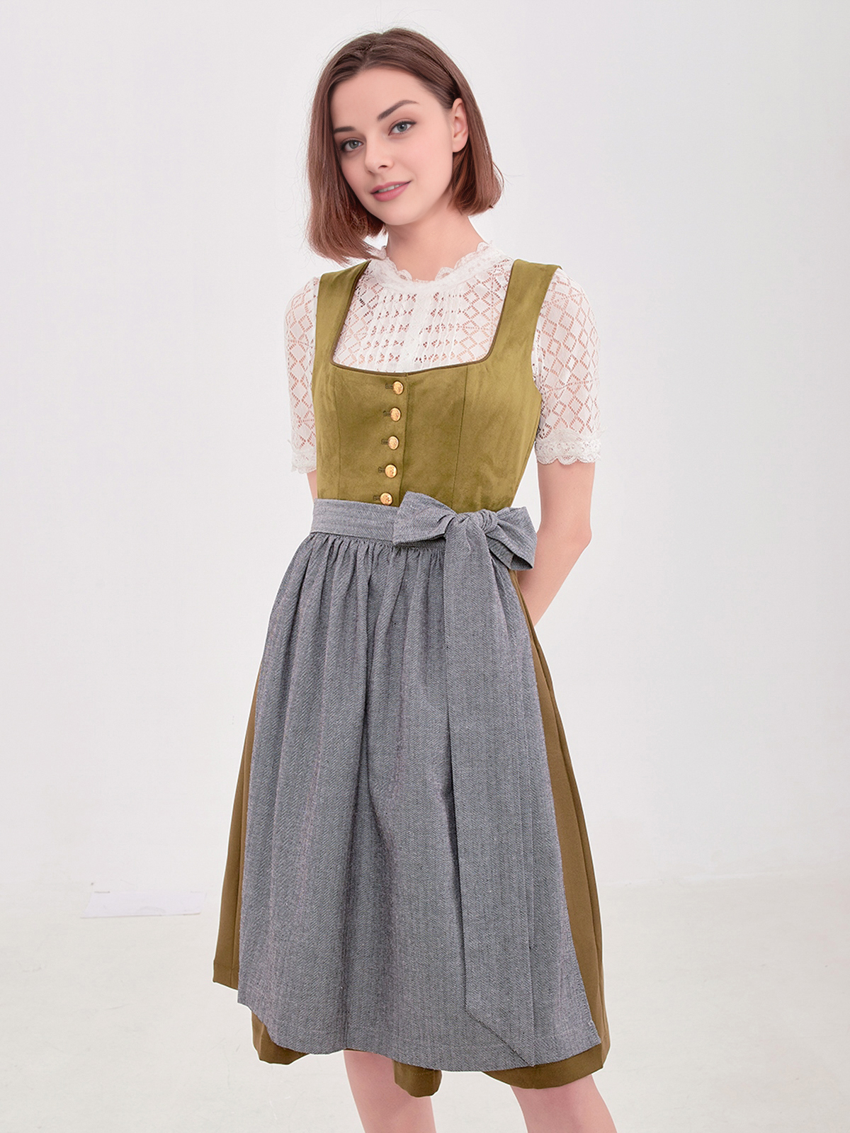 Dirndl in Grün
